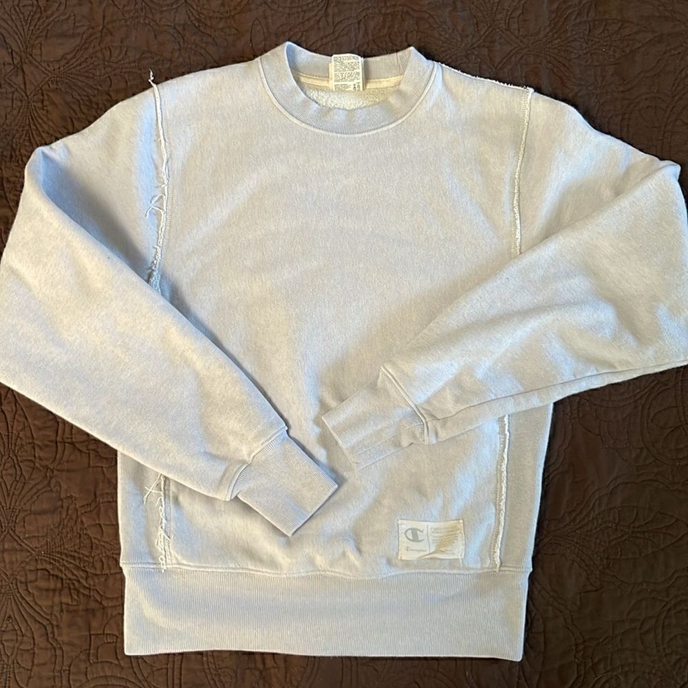 Champion reverse weave heavy sweatshirt. Size X-Small. Powder blue.